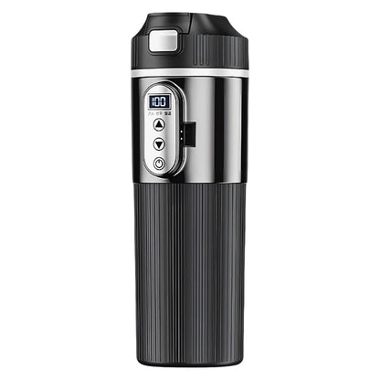 Electric Kettle Stainless Steel Portable Car Heating Cup Smart Mug