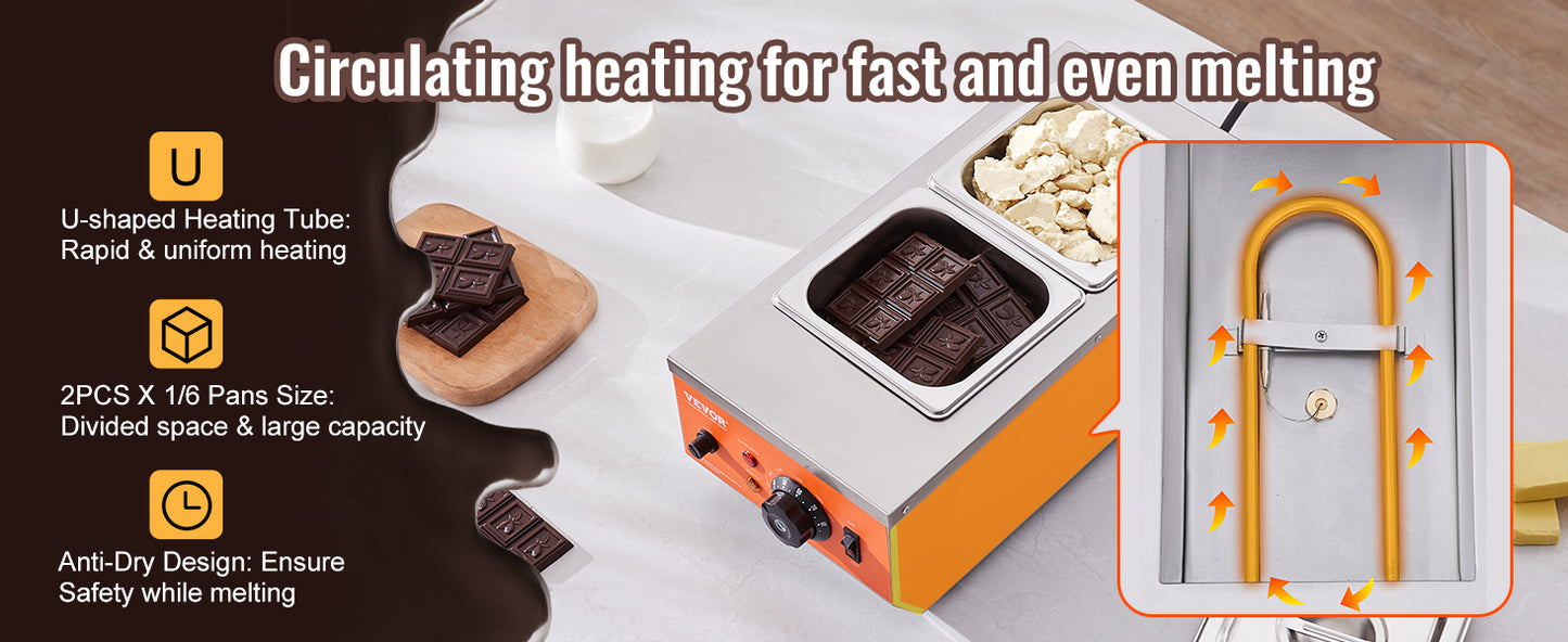 Tanks Electric Chocolate Tempering Machine